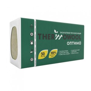 Утеплитель Изомин ThermoWool Оптима 1200х600х50 мм