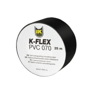 Лента пвх самоклеящаяся K-FLEX 038-025 PVC AT 070 black